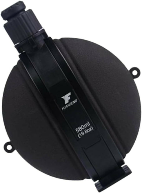 Camping Collapsible Water Bottle | Portable Compass Silicone Hydration Flask 580ml